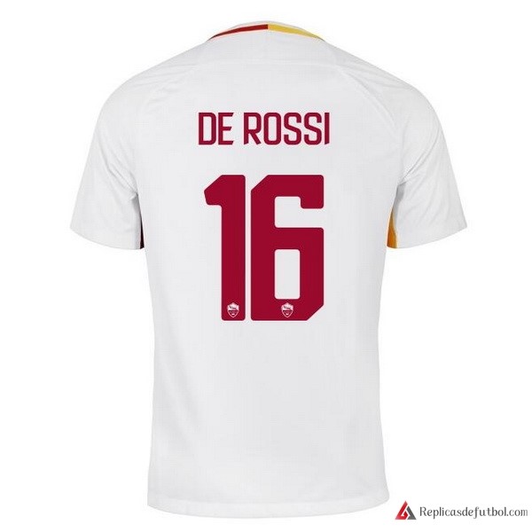 Camiseta AS Roma Segunda equipación De Rossi 2017-2018